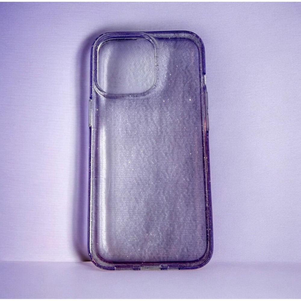Velvet Caviar iPhone 13 Pro Case Purple Glitter Sparkle Protective Cover